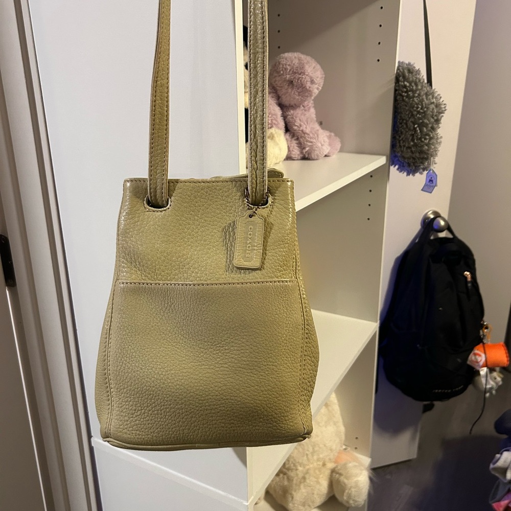 Coach 4823 Sonoma bucket bag in rare mint green